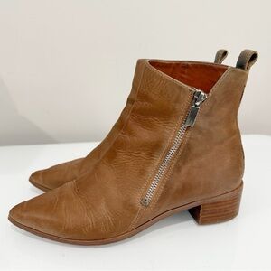 TONY BIANCO Jake Rust Diesel Ankle Boots Booties Brown Leather Size 8.5